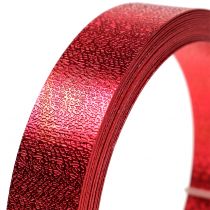 Aluminium lint platdraad rood 20mm 5m