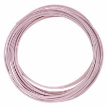Aluminiumdraad Ø2mm pastelroze 100g 12m