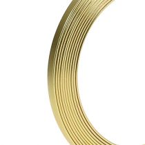 Artikel Aluminium platte draad goud 5 mm x 1 mm 2,5 m