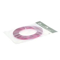 Artikel Aluminium plat draad, roze, 5mm, 10m, hobbydraad, decoratie