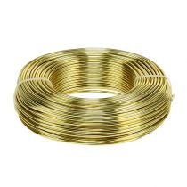 Aluminiumdraad Ø2mm 500g 60m goud