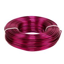 Aluminiumdraad Ø2mm 500g 60m Roze