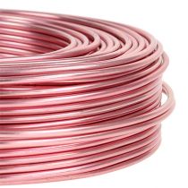 Artikel Aluminiumdraad Ø2mm 500g 60m in roze - Flexibel, veelzijdig voor bloemisterij, doe-het-zelf en decoratie