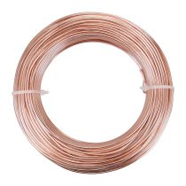 Artikel Aluminiumdraad 2mm, 60m, 500g roségoud - Flexibele sieradendraad voor knutsel-, decoratie- en bloemisterijbenodigdheden