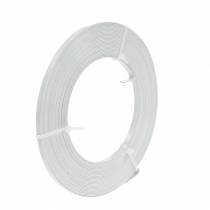Aluminium platte draad 5 mm 10 m witte kralendraad