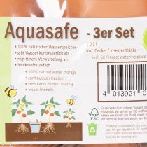 Artikel Aquasafe waterreservoir met insectendrinkbak voor tuin, balkon, terras, 12 cm, 3 stuks