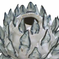 Artikel Decoratieve vaas art shock keramiek blauw, wit Ø9.5cm H9cm