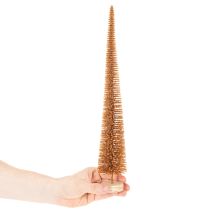 Artikel Kunstmatige kerstboomversiering, slank, met houten voet, 40 cm, 3 stuks