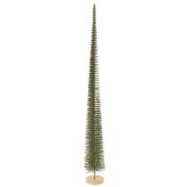 Artikel Kunstkerstboom met houten voet voor kerstversiering, 80 cm