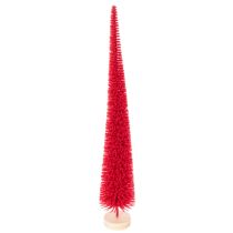 Artikel Decoratieve smalle kerstboom, kunstkerstboom op houten voet, 40 cm, 3 stuks