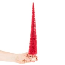 Artikel Decoratieve smalle kerstboom, kunstkerstboom op houten voet, 40 cm, 3 stuks
