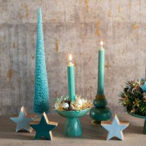 Artikel Kunstkerstboom, smal, met houten voet, 40 cm