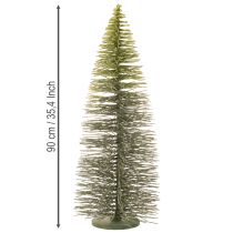 Artikel Kunstmatige groene kerstboom met standaard voor tafeldecoratie, 90 cm
