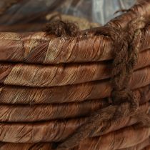 Artikel Mand voor het ophangen van waterhyacint bruin 25/31cm set van 2