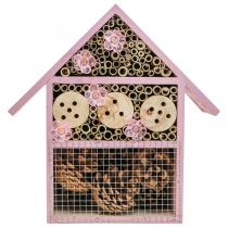 Artikel Balkondecoratie insectenhotel insectenhuis solar roze 23x24cm