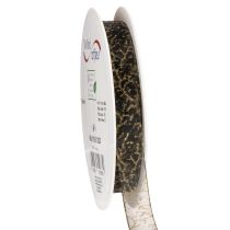 Artikel Decoratief lint, transparant organza lint voor tafeldecoratie, 15 mm breed, 20 m lang