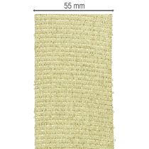 Artikel Decoratief lint met glitter, breed lint voor het inpakken van cadeaus, 55 mm breed, 15 m lang