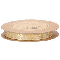 Artikel Decoratief lint met hertenmotief, kerstlint, 15 mm x 15 m
