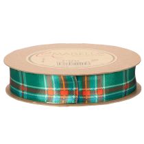 Artikel Cadeaulint, geruit patroon, Schots plaid, 25 mm, 20 m