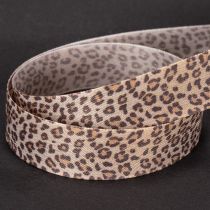 Artikel Cadeaulint met luipaardprint, 25 mm breed, 18 m lang
