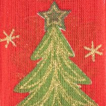 Artikel Kerstboom van cadeaulint met sterren, 40 mm, 15 m