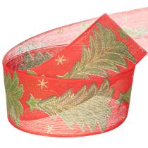 Artikel Kerstboom van cadeaulint met sterren, 40 mm, 15 m