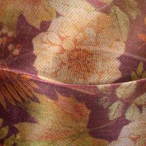 Artikel Cadeaulint in herfstkleuren, organza lint met bloemenpatroon, 40 mm, 15 m