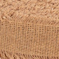 Artikel Decoratief katoenen lint, rustieke stijl, met franjes, 40 mm, 30 m