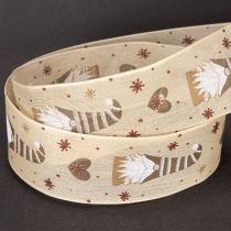 Artikel Decoratief lint met kabouters en hartjes voor cadeaus en knutselwerkjes, 40 mm x 15 m