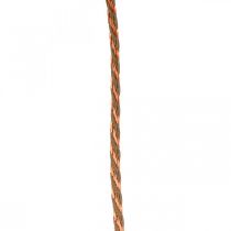 Koord, sierlint, sieradenkoord Koper-natuurkleuren L20m Ø4cm