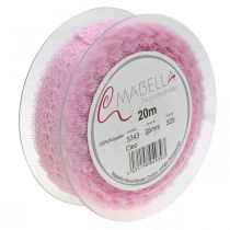 Artikel Kant Lint Cadeau Decor Bruiloft Tafeldecoratie Roze W35mm L20m