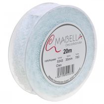 Artikel Lint met kant, huwelijksdecoratie, decolint Wit B35mm L20m