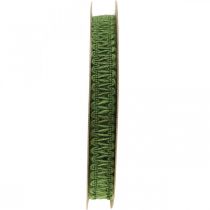 Artikel Jute lint voor decoratie, natuurlijk cadeaulint, decoratief lint groen 15mm 15m