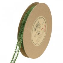 Artikel Jute lint voor decoratie, natuurlijk cadeaulint, decoratief lint groen 15mm 15m
