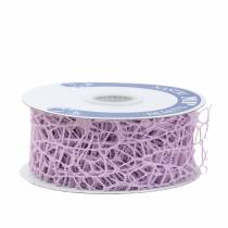 Artikel Decoratielint mesh lint lavendel 40mm 10m