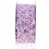 Decoratielint mesh lint lavendel 40mm 10m