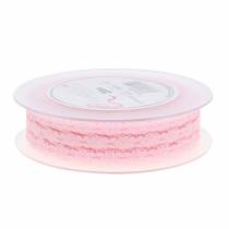 Artikel Kanten lint, roze, 20 mm x 20 m