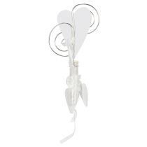 Artikel Bankhanger met buis en hart, 18 cm, 6 stuks