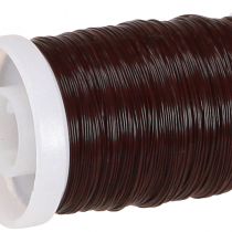Artikel Knutseldraad in bruin decoratief binddraad 0,35 mm 100 g 3 stuks