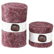 Artikel Hobbyvilt Berry decoratief lint vilt B7/15cm L1/1m set van 2