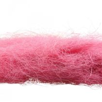 Artikel Ambachtelijk materiaal, sisalgras, natuurlijk materiaal roze 300g