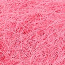 Artikel Ambachtelijk materiaal, sisalgras, natuurlijk materiaal roze 300g