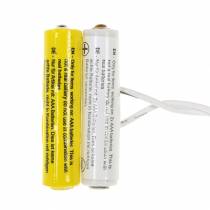 Batterijadapter wit 3m 3V 2 x AAA