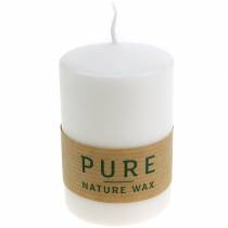 Artikel PURE Nature Safe Candle stompkaars stearine, koolzaadwas 90/60mm wit 1 st