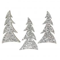 Artikel Glinsterende kerstboom om te strooien 4 cm 48 st