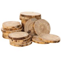 Artikel Natuurlijke ronde houten schijven voor decoratie en knutselwerk, 6 cm, 300 g