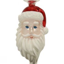 Artikel Boomtopper glas Kerstman Kerstboomtopper 34cm