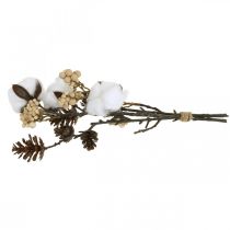 Artikel Decoratieve kersttakken kunstmix assorti 29cm 3 bossen