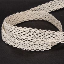 Artikel Katoenen kantlint voor decoratie en knutselwerk, 15 mm breed, 10 m lang