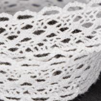Artikel Katoenen kantlint, fijn decoratief lint voor knutselprojecten, 15 mm breed, 10 m lang